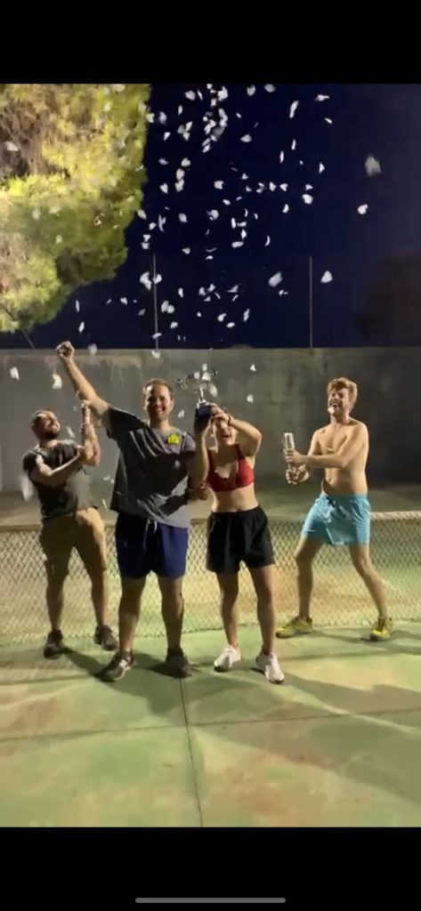 Ganar un torneo deportivo