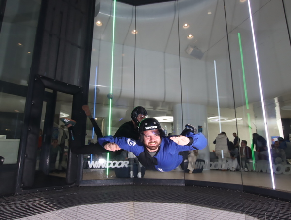 Volar en un túnel de viento