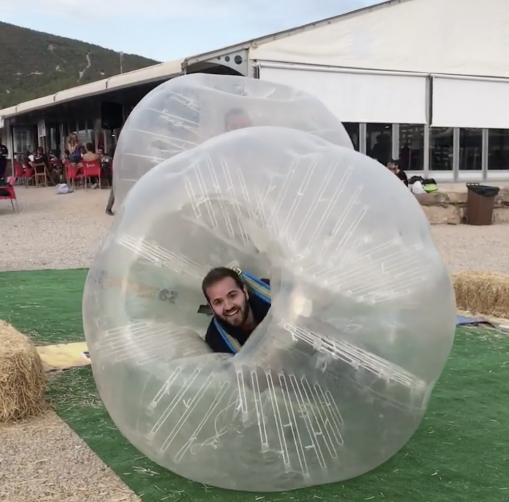 Meterme en una burbuja gigante