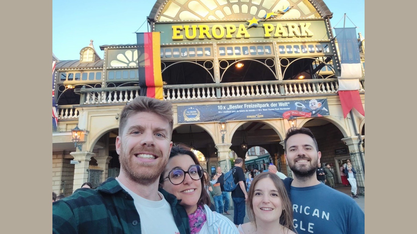 Montar en las atracciones de Europa Park